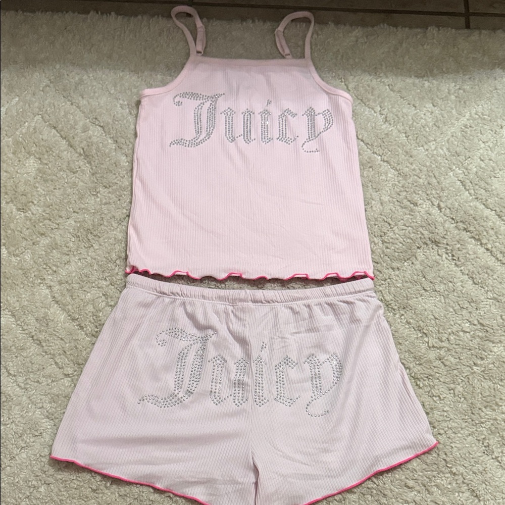 Juicy Couture Light Pink Pajama Set